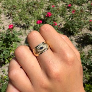 Anillo dorado ojo - "Regard Doré"