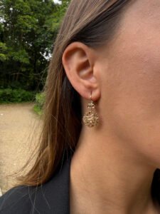 Pendientes colgantes - "Étoile d'Or"