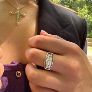 Anillo espejo - "Reflet de Lumière"