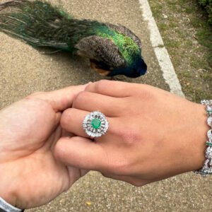 Anillo Esmeralda Radiante - "Éclat d'Émeraude"